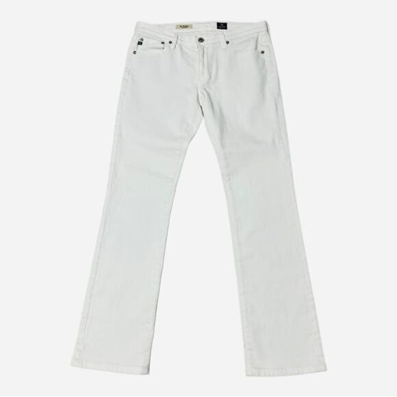 Adriano Goldschmied The Ballad Slim Boot White Jeans Size 30 - Picture 3 of 11